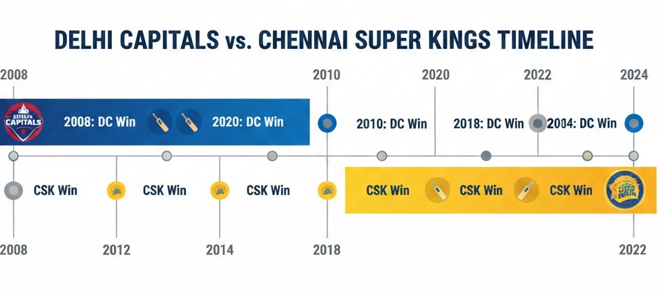 Step-by-Step Guide to Understanding the Rivalry: Delhi Capitals vs Chennai Super Kings Timeline