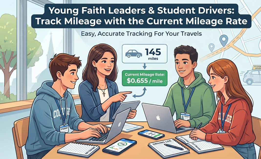 Young Faith Leaders & Student Drivers: Track Mileage with the Current Mileage Rate