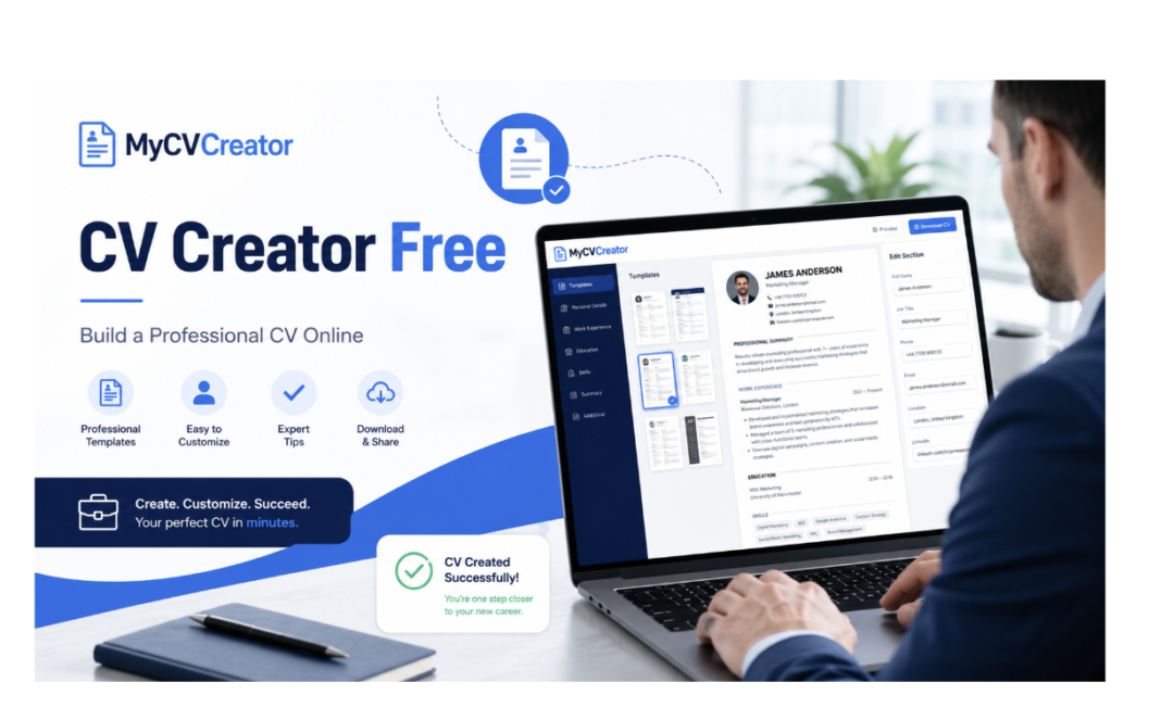 Build a Professional CV Online with MyCVCreator