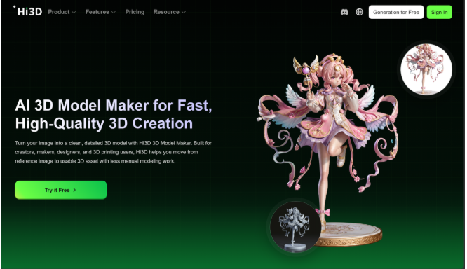 From Ideas to Real Objects: How Hi3D Simplifies AI-Powered 3D Cration and Printing